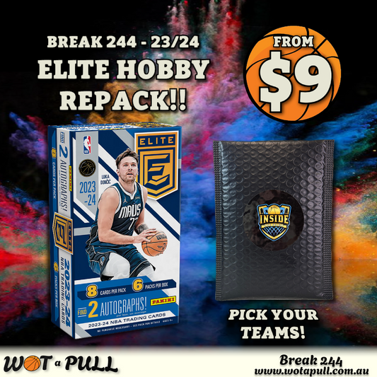 BREAK #244 2023-24 ELITE HOBBY & REPACK!