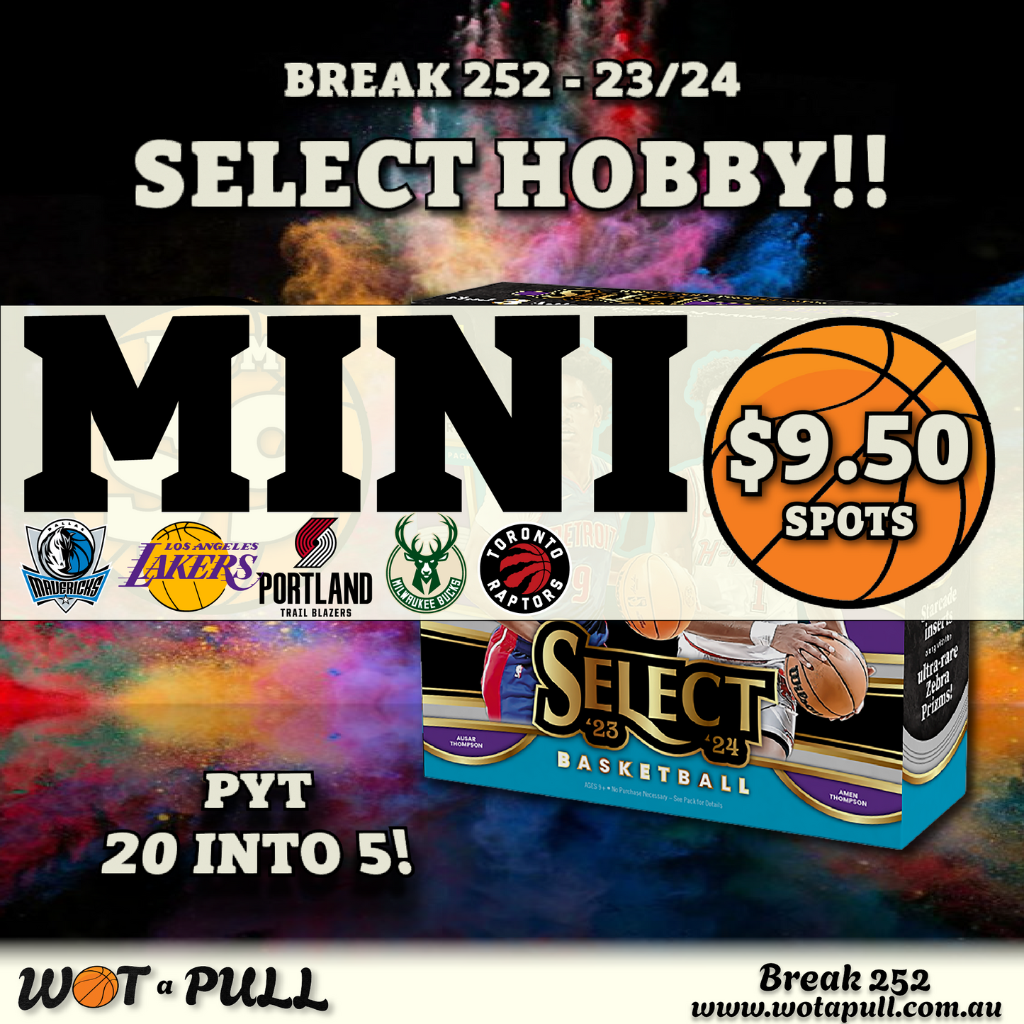 BREAK #252 2023-24 SELECT HOBBY PYT MINI!