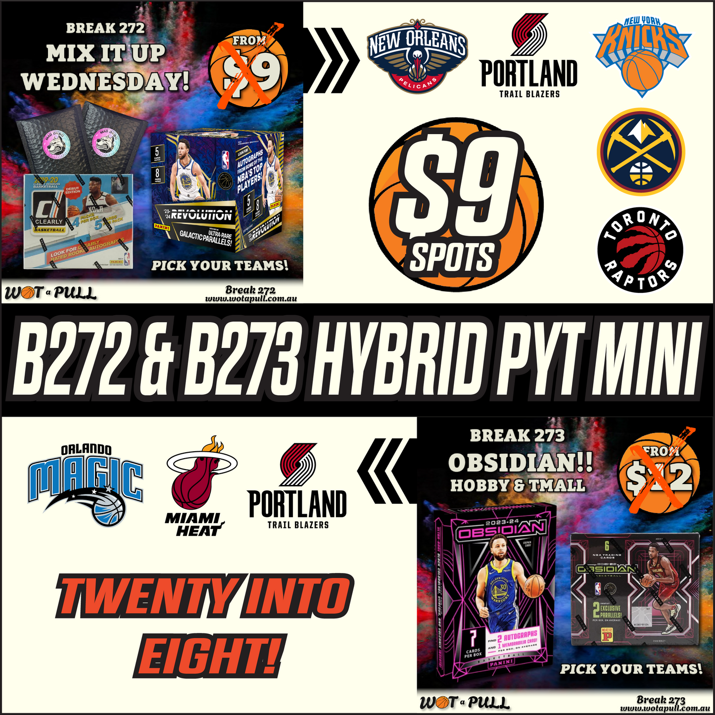 BREAK #272 & #273 PYT HYBRID CLOSING MINI!