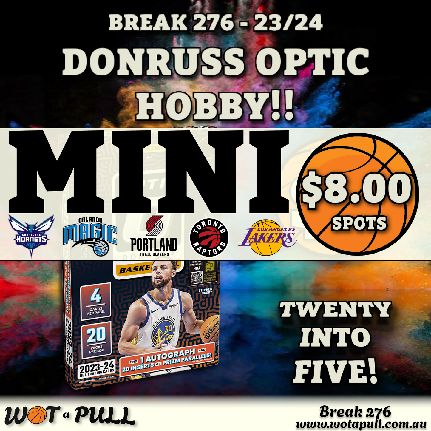 BREAK #276 2023-24 DONRUSS OPTIC HOBBY PYT CLOSING MINI!