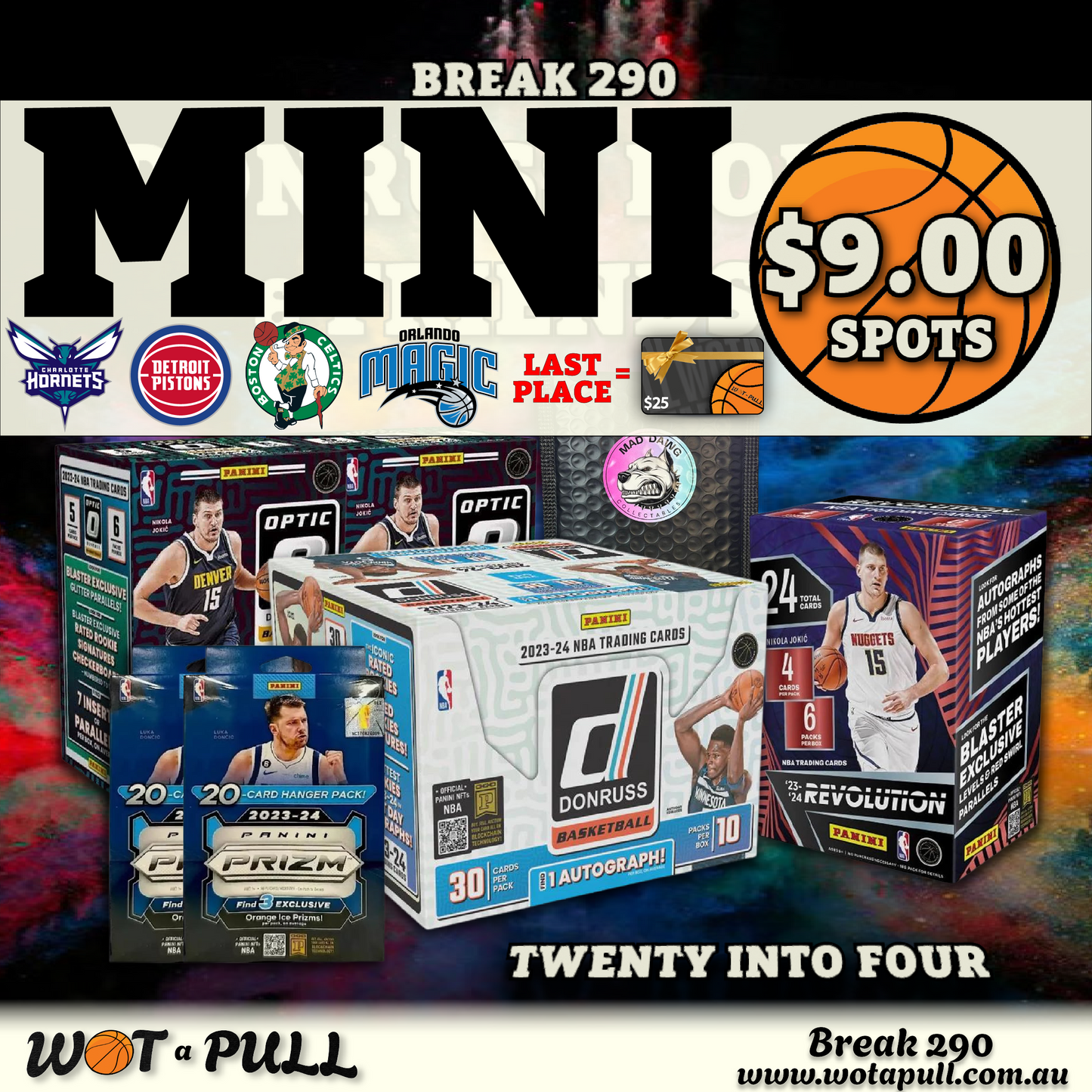 BREAK #290 2023-24 DONRUSS HOBBY & FRIENDS CLOSING MINI!