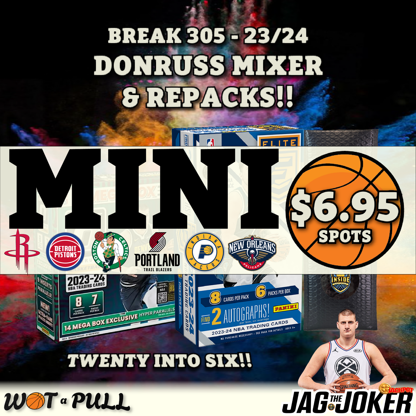 BREAK #305 2023-24 DONRUSS MIXER & REPACKS CLOSING MINI!