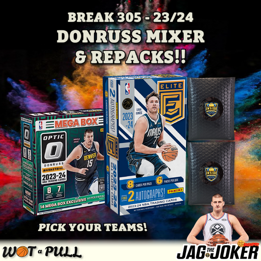 BREAK #305 2023-24 DONRUSS MIXER & REPACKS!