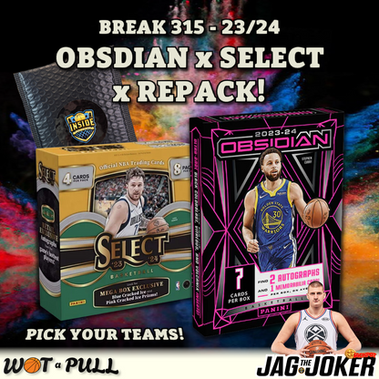 BREAK #315 - 2023-24 OBSIDIAN x SELECT x REPACK