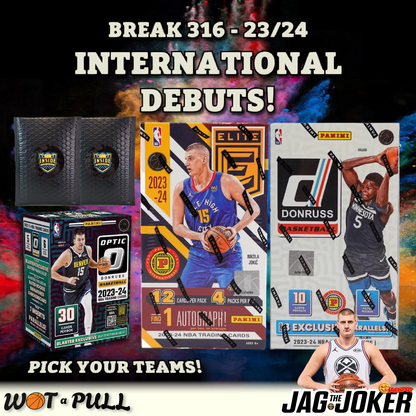 BREAK #316 - 2023-24 INTERNATIONAL DEBUTS!