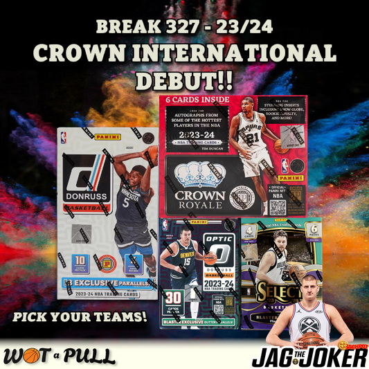 BREAK #327 - 2023-24 CROWN INTERNATIONAL DEBUT!