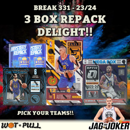 BREAK #331 - 3 BOX REPACK DELIGHT!