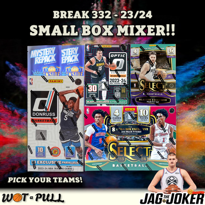 BREAK #332 - 2023-24 SMALL BOX MIXER!