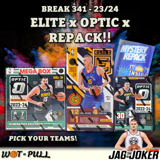 BREAK #341 - 2023-24 ELITE x OPTIC x REPACK