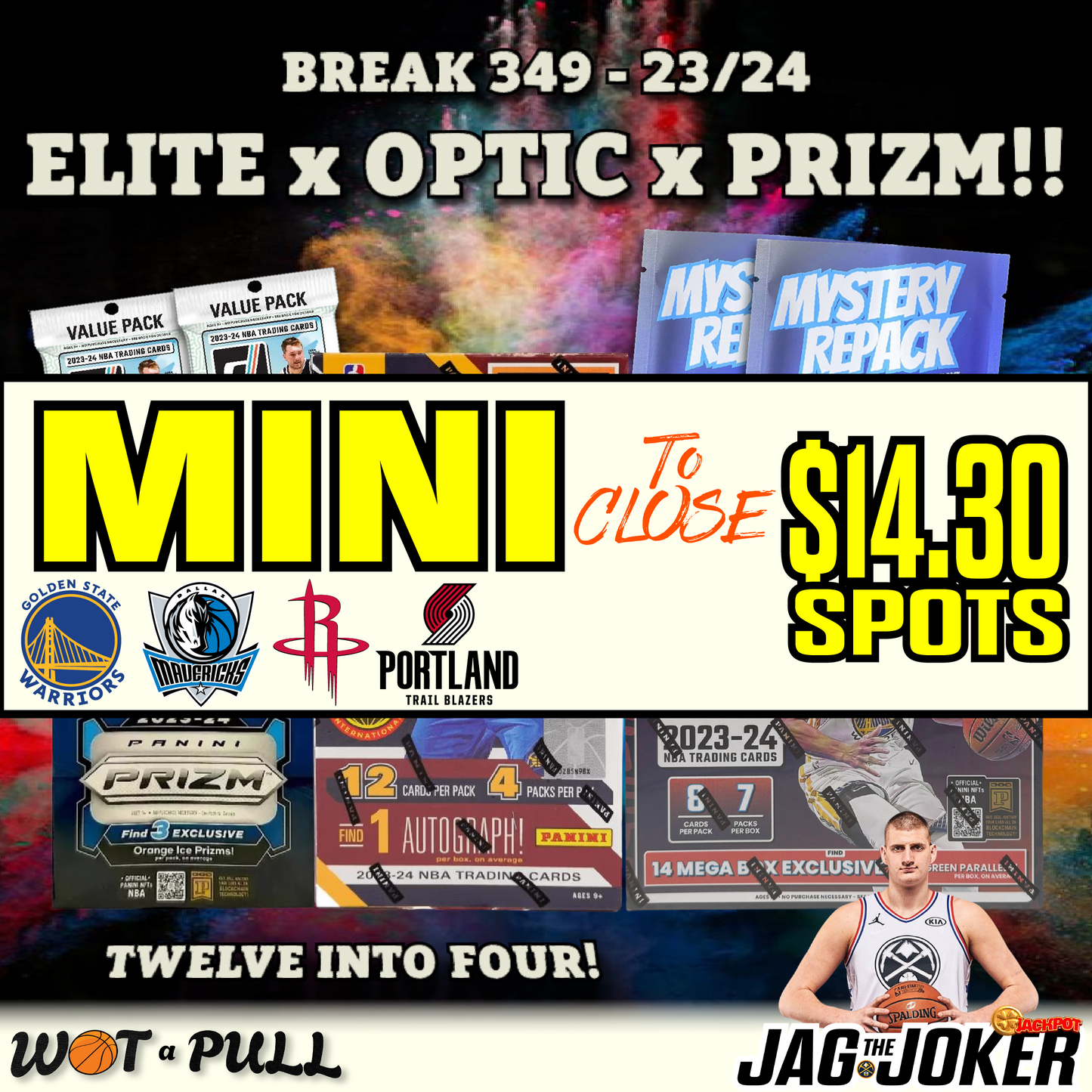 BREAK #349 - 2023-24 ELITE x OPTIC x PRIZM CLOSING MINI!