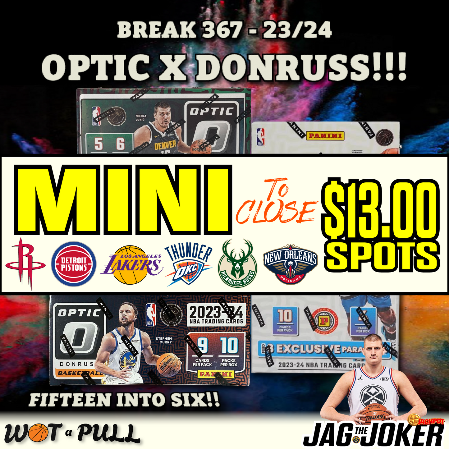 BREAK #367 - 2023-24 OPTIC x DONRUSS CLOSING MINI!