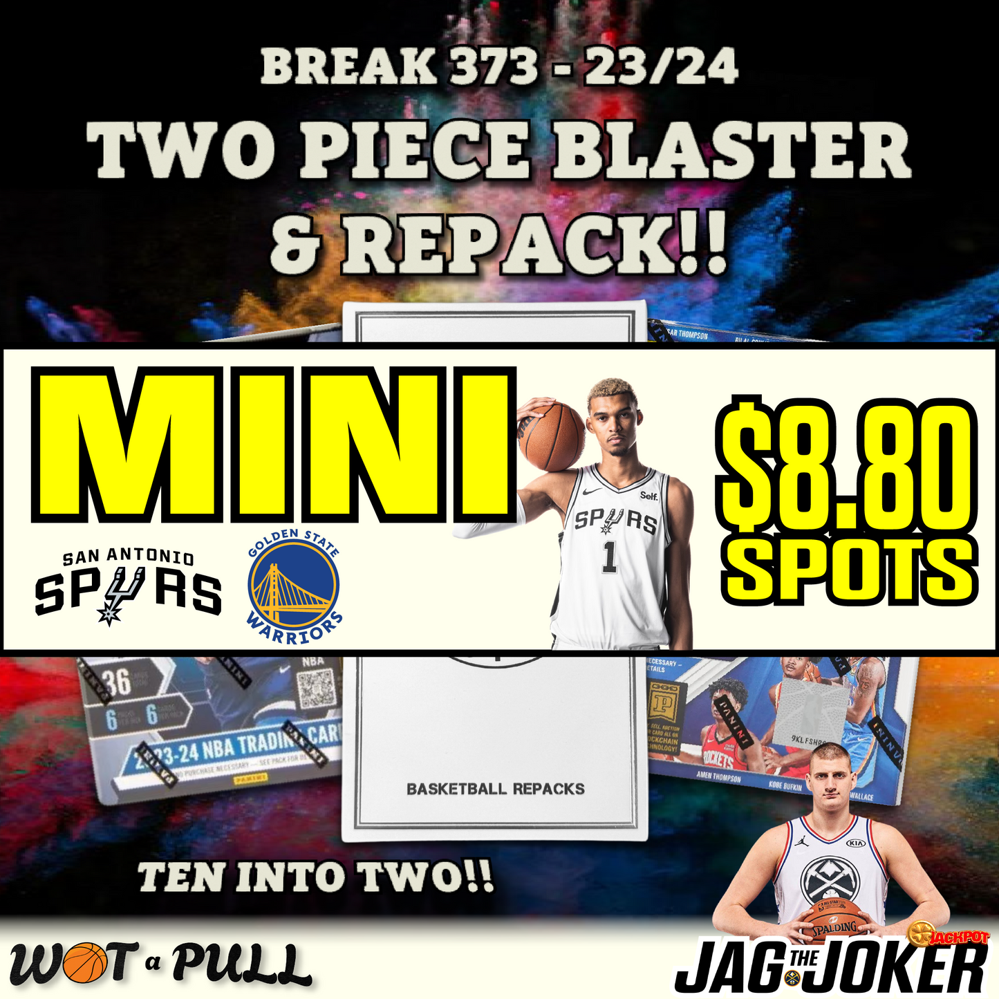 BREAK #373 - 2023-24 TWO PIECE BLASTER & REPACK CLOSING MINI!