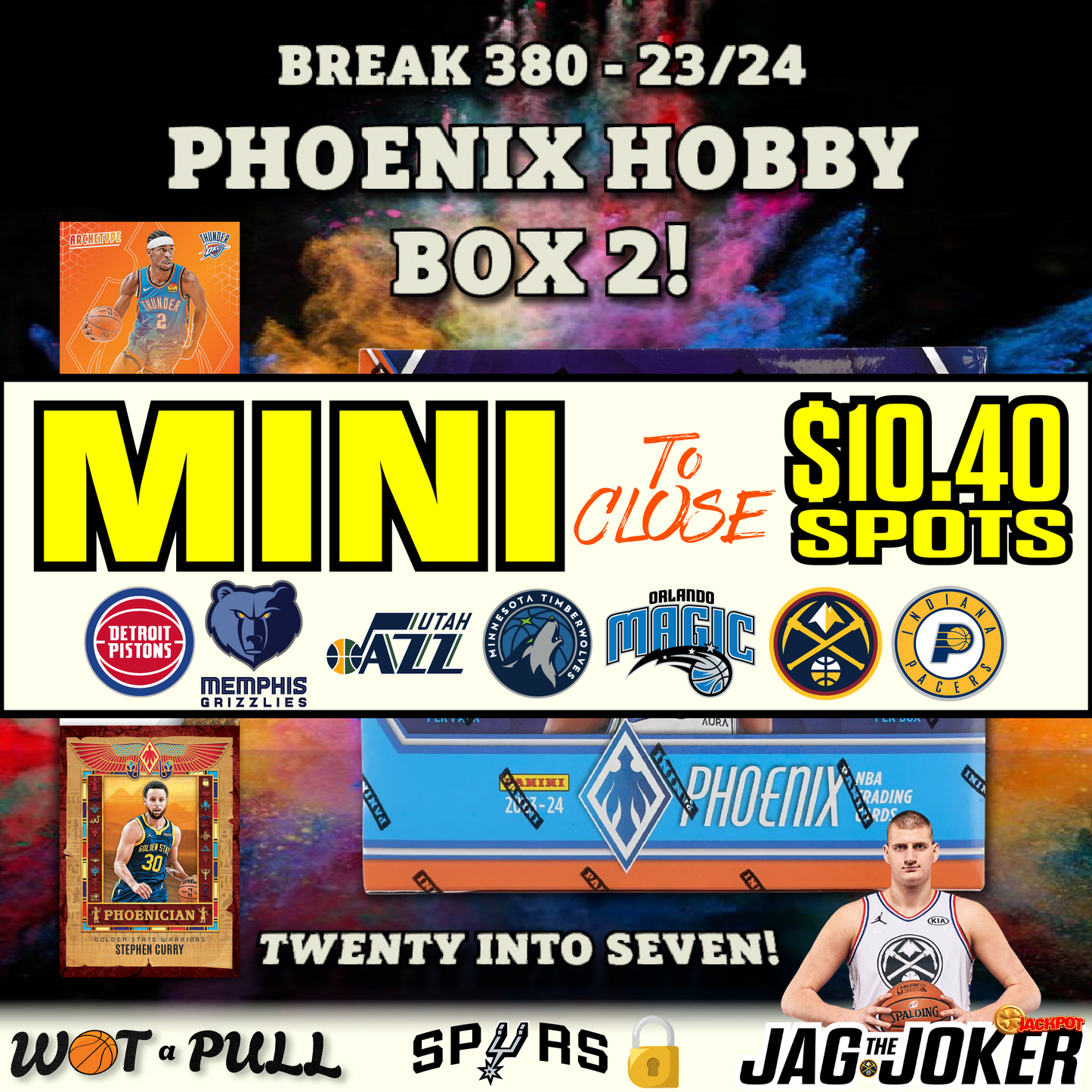 BREAK #380 - 2023-24 PHOENIX HOBBY BOX 2 CLOSING MINI!