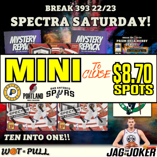 BREAK #393 - 2022-23 SPECTRA SATURDAY CLOSING MINI!