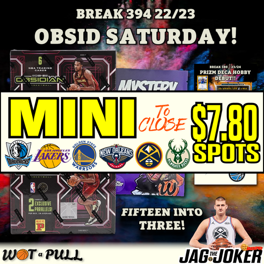 BREAK #394 - 2021-22 OBSIDIAN SATURDAY CLOSING MINI