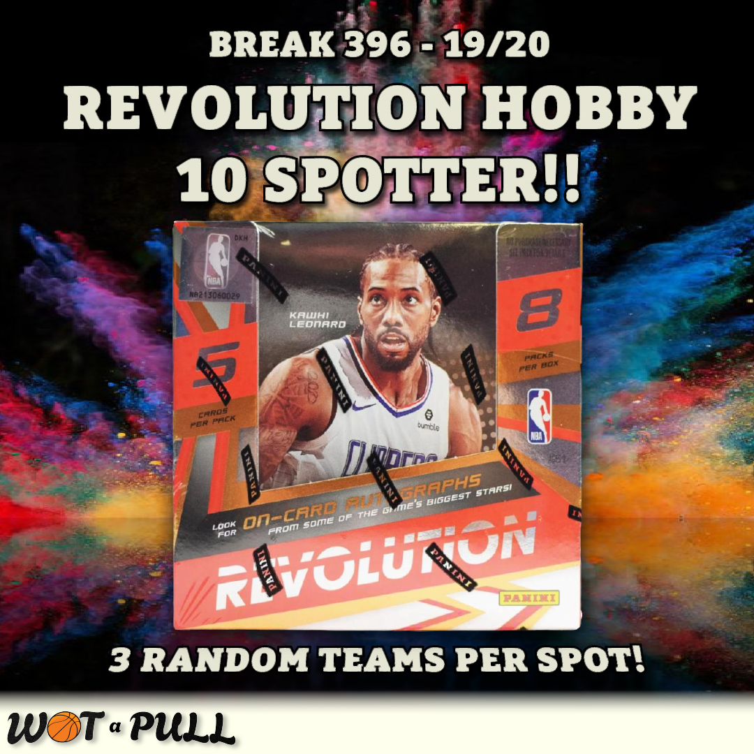 BREAK #396 - 2019-20 REVOLUTION HOBBY 10 SPOTTER!