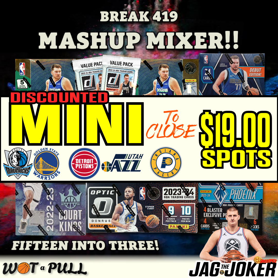 BREAK #419 - MASH UP MIXER CLOSING MINI!