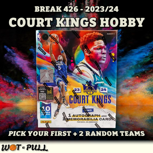 BREAK #426 - 2023-24 COURT KINGS HOBBY 10 SPOTTER!