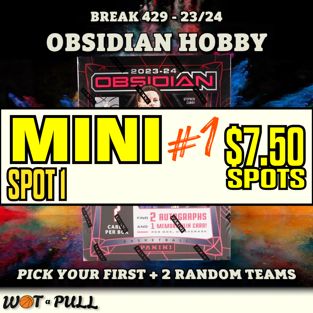 BREAK #429 - 2023-24 OBSIDIAN 10 SPOTTER MINI FOR SPOT 1!