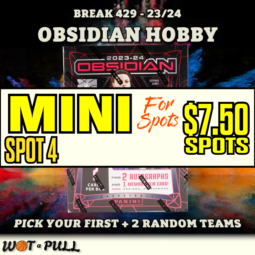 BREAK #429 - 2023-24 OBSIDIAN 10 SPOTTER MINI FOR SPOT 4!