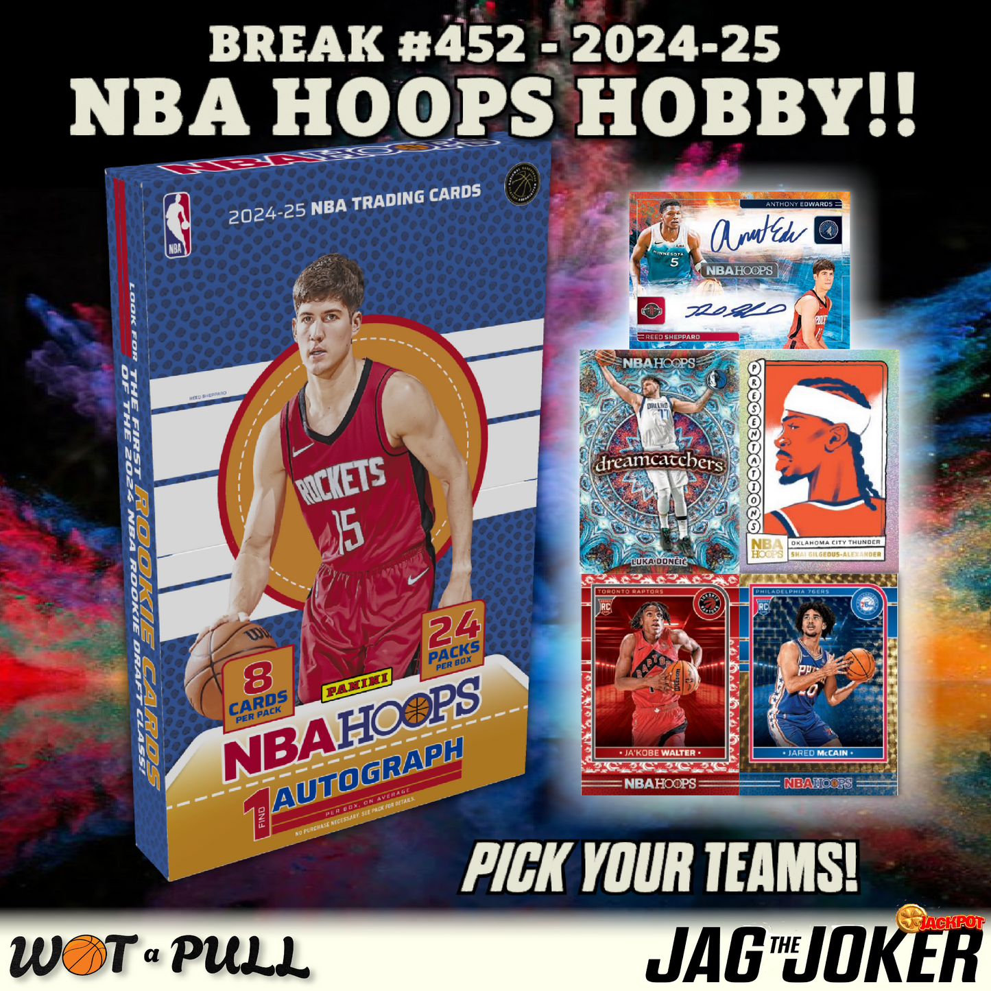 BREAK #452 - 2024-25 NBA HOOPS HOBBY!