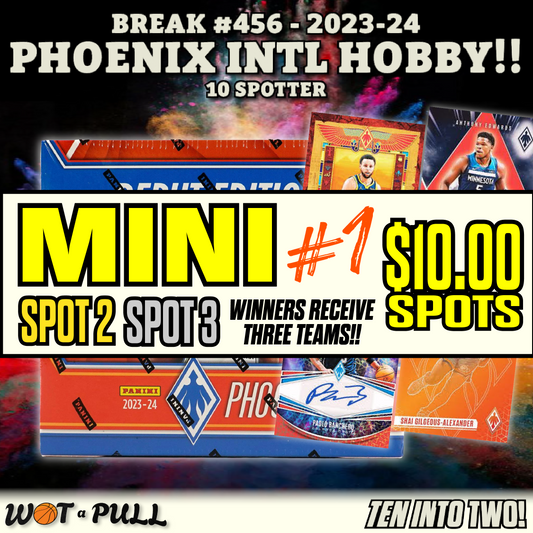 BREAK #456 - 2023-24 PHOENIX INTL HOBBY MINI FOR SPOTS!