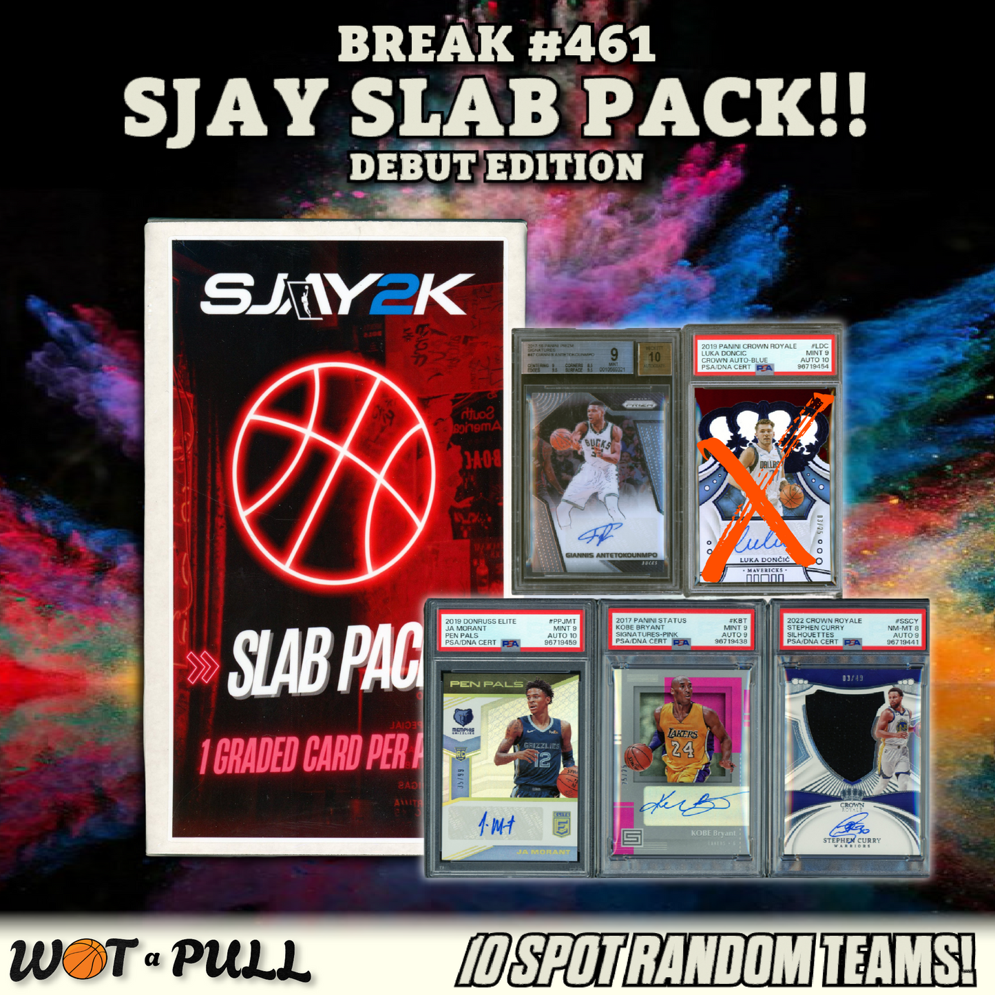 BREAK #461 - SJAY SLAB PACK 10 SPOTTER!