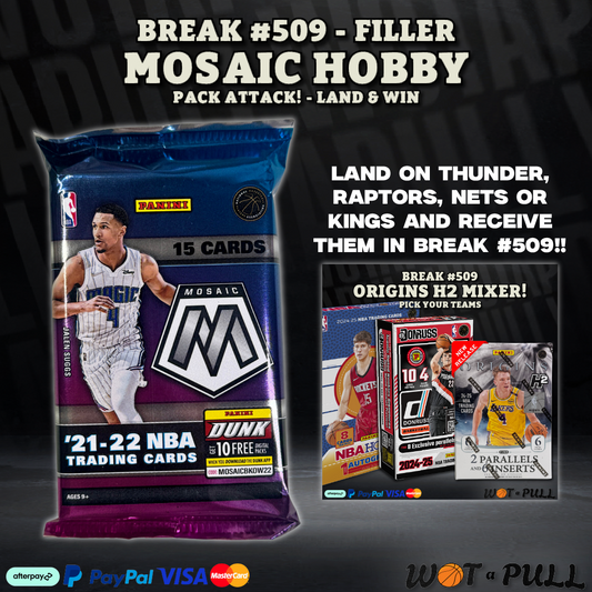 BREAK #509 - FILLER - MOSAIC HOBBY PACK ATTACK - LAND & WIN