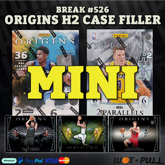 BREAK #526 - 2024-25 ORIGINS H2 -  CASE FILLER MINI!