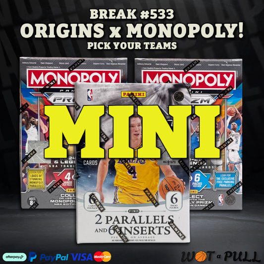 BREAK #533 - 2024-25 ORIGINS x MONOPOLY MINI!