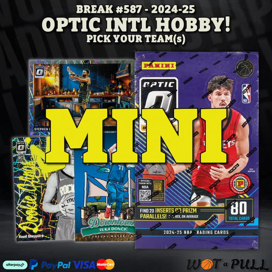 BREAK #587 - Optic Hobby International - DOWNTOWN CHASE DISCOUNTED CLOSING MINI