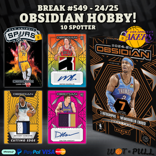 BREAK #552 - 2024-25 OBSIDIAN HOBBY!