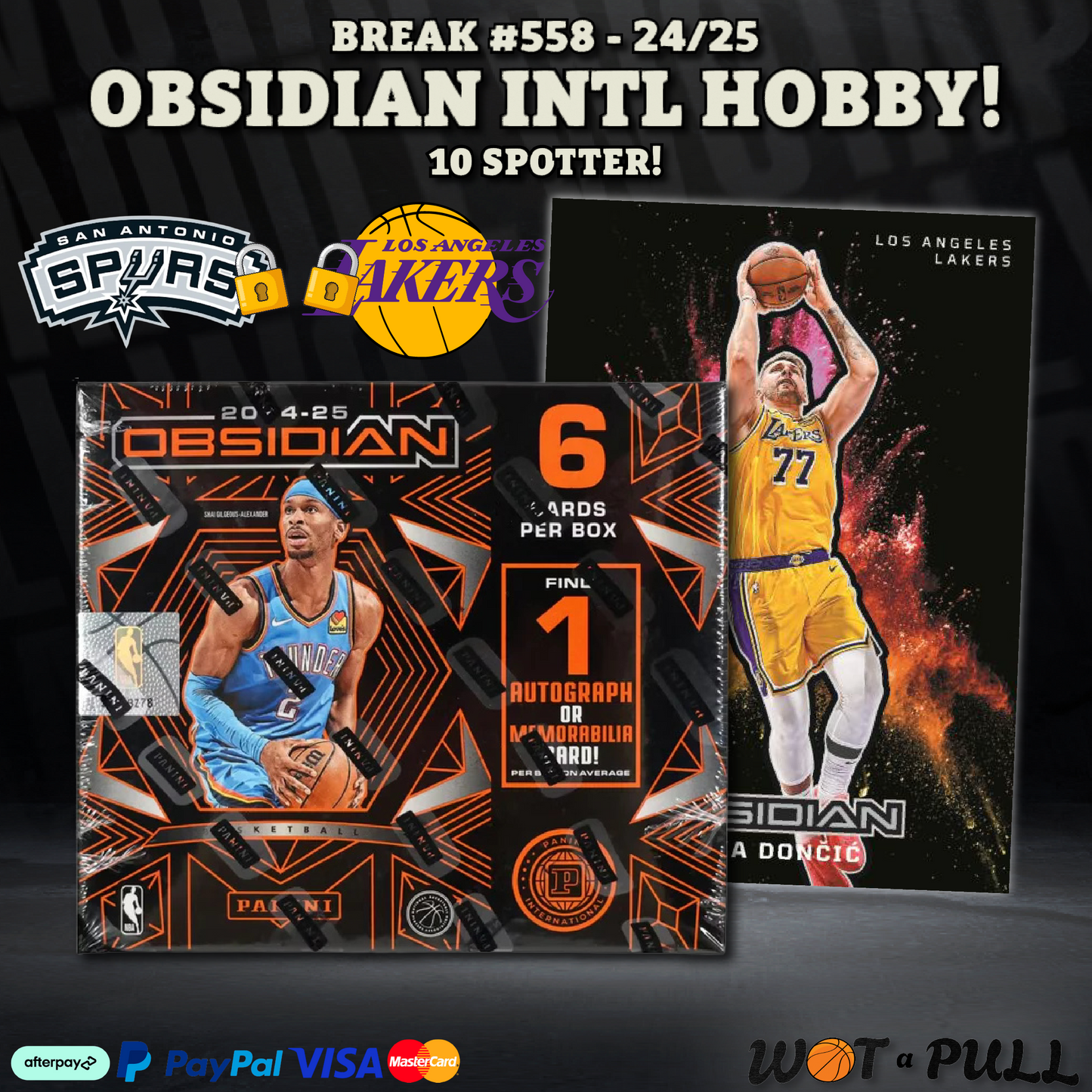 BREAK #558 - 2024-25 Obsidian International Hobby 10 Spotter!