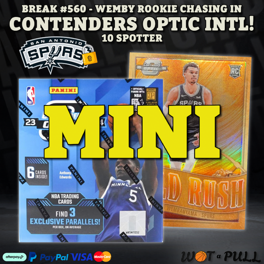 BREAK #560 - 2023-24 Contenders Optic International Hobby 10 Spotter Closing Mini