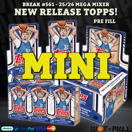 BREAK #561 - 25/26  MEGA HOBBY MIXER - NEW RELEASE TOPPS CLOSING MINI