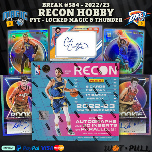 BREAK #584 - 2022-23 Recon Hobby - Locked Magic & Thunder