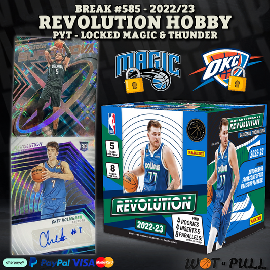 BREAK #585 - 2022-23 Revolution Hobby - Locked Magic & Thunder