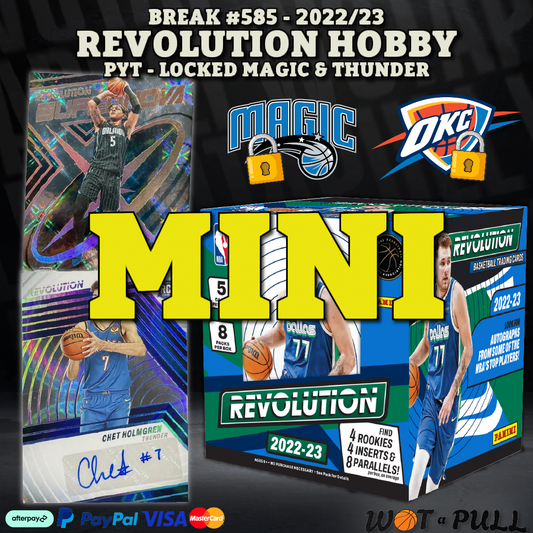 BREAK #585 - 2022-23 Revolution Hobby - Locked Magic & Thunder CLOSING MINI