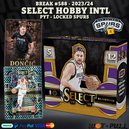 BREAK #588 - 2023/24 Select Hobby International - LOCKED SPURS