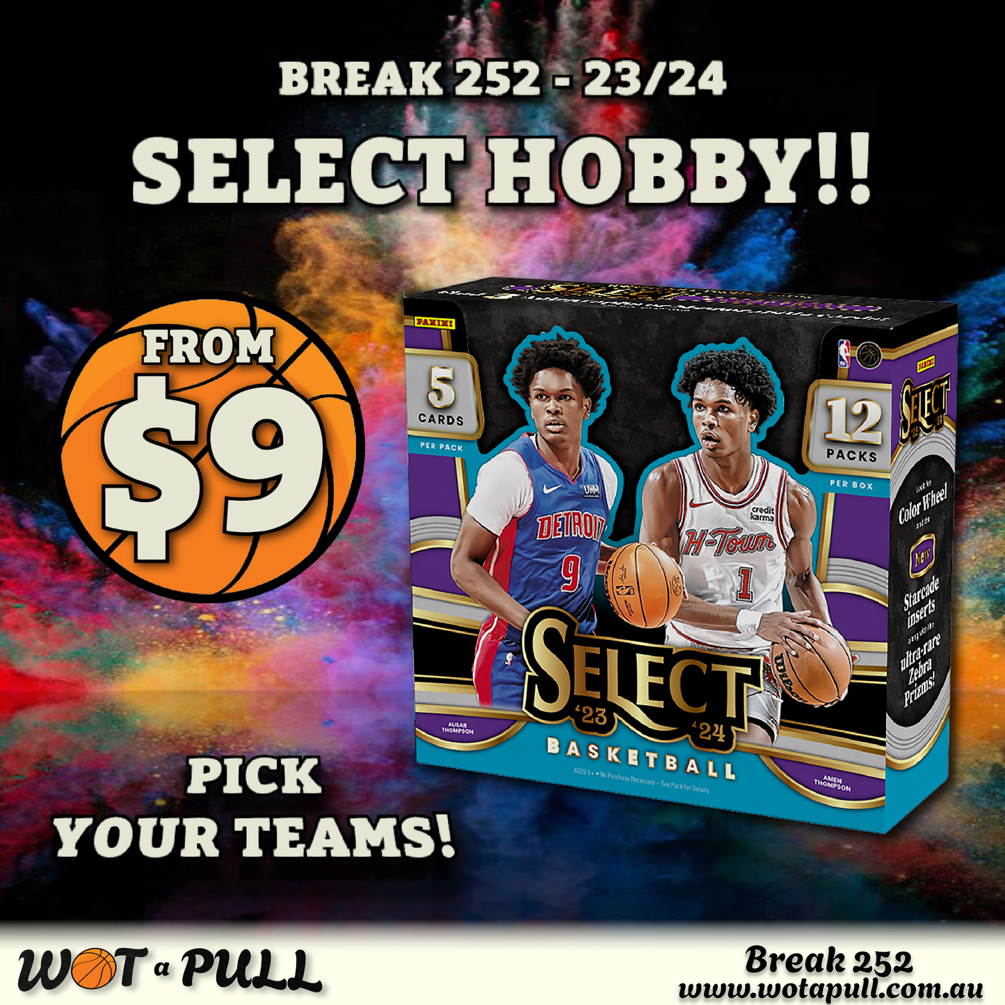 BREAK #252 2023-24 SELECT HOBBY!