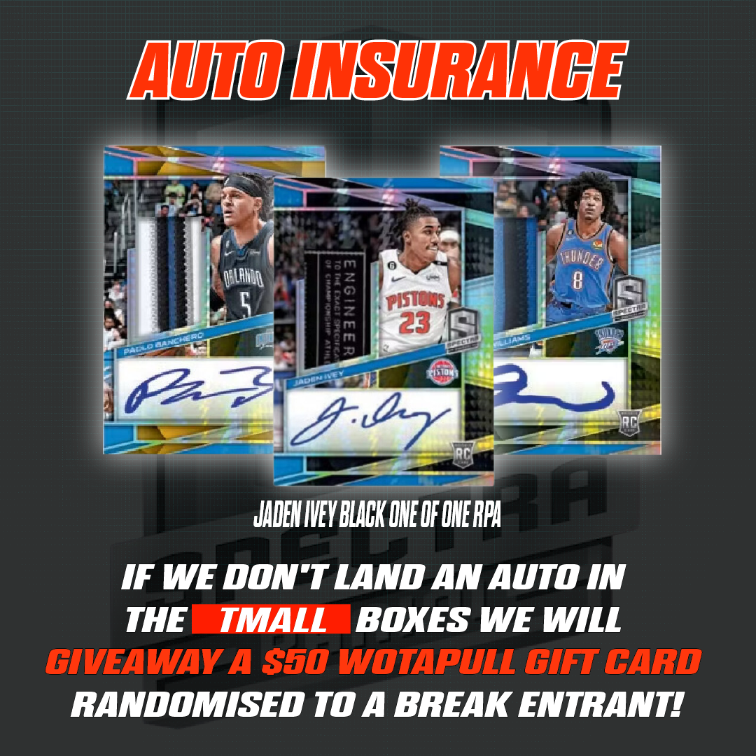 BREAK #431 - TMALLS & REPACKS - AUTO INSURANCE