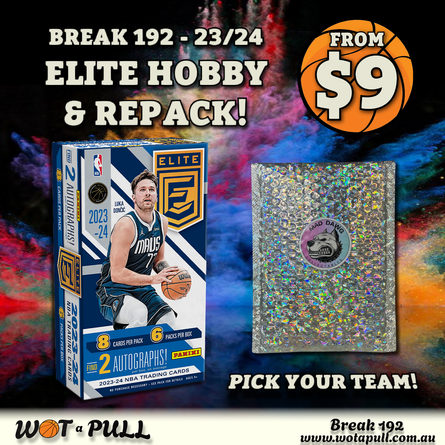 BREAK #192 2023-24 ELITE HOBBY & REPACK!