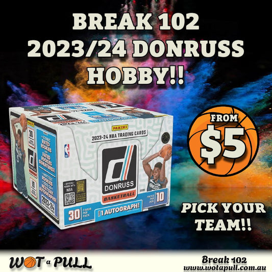 BREAK #102 2023-24 DONRUSS HOBBY PYT!