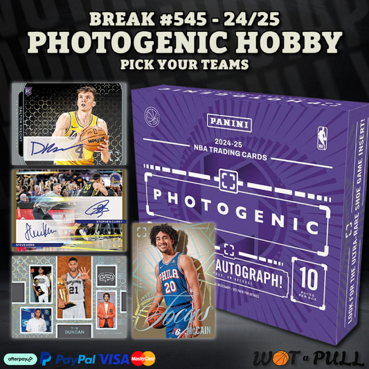BREAK #545 - 2024-25 PHOTOGENIC HOBBY!