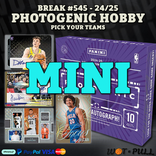 BREAK #545 - 2024-25 PHOTOGENIC HOBBY CLOSING MINI!
