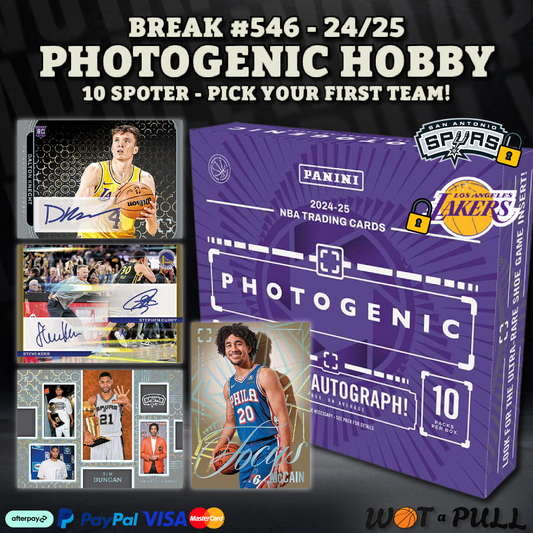 BREAK #546 - 2024-25 PHOTOGENIC HOBBY 10 SPOTTER!
