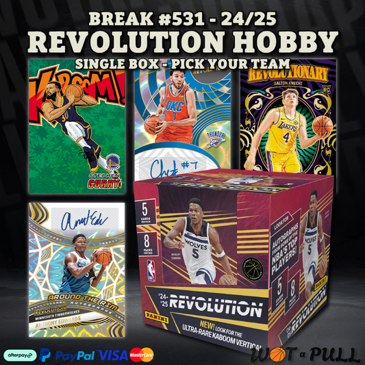 BREAK #531 - 2024-25 REVOLUTION HOBBY SINGLE BOX!
