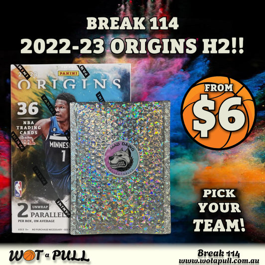BREAK #114 ORIGINS H2 BLASTER & REPACK!