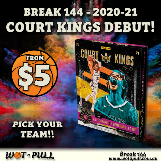 BREAK #144 2020-21 COURT KINGS HOBBY DEBUT!