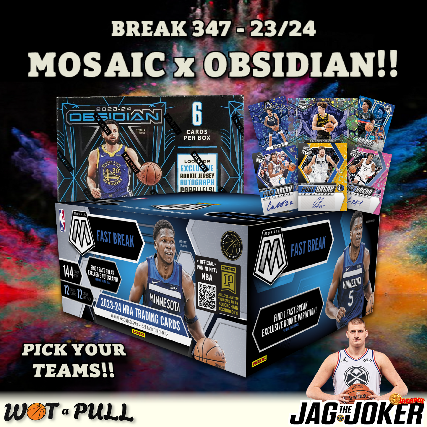 BREAK #347 - 2023-24 MOSAIC FB x OBSIDIAN